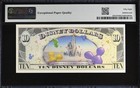 2009 T $10 Disney Dollar "Make A Wish!" PMG 58EPQ DIS154 T00464807 POPULAR Note — photo 2