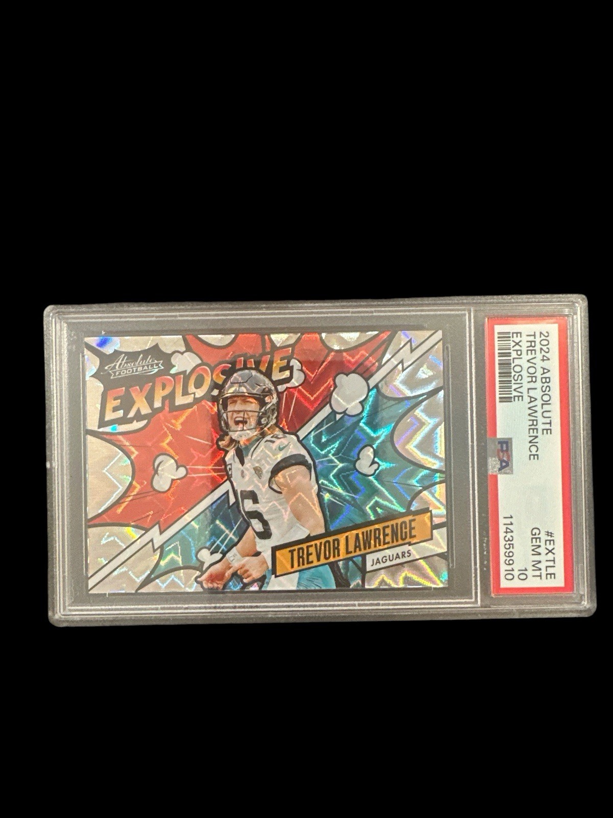 2024 Panini Absolute Trevor Lawrence Explosive SP #EX-TLE Jaguars PSA 10