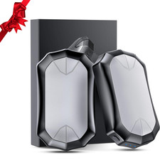 Rechargeable 2-in-1 Magnetic Hand Warmers, 3 Heat Modes Electric Pocket Heater