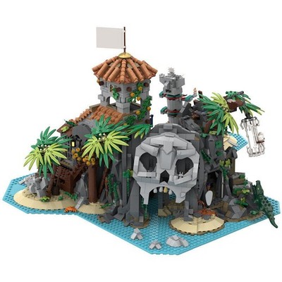 Pirate Treasure Island MOC Building Blocks Set 3123pcs DIY Model Bricks Toy Gift