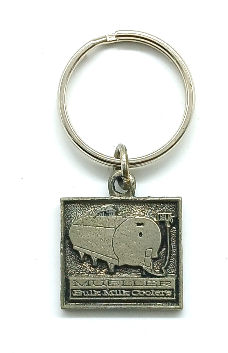 Vintage Mueller Bulk Milk Coolers Tanks Springfield Missouri Keyring Keychain