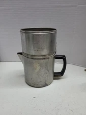 Vintage Drip-O-lator Enterprise Aluminum Coffee Pot Made In USA
