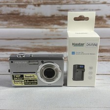 Pentax Optio T20 7MP Compact Digital Camera Silver Touch Display Works