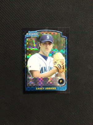 2003 Bowman Draft P&P #BDP59 Casey Abrams Chrome X-Fractors /130