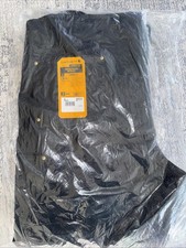 Carhartt 0R6672-M Firm Duck Insulated Bib Overalls Loose Fit Men's XL Regular