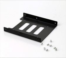 2.5" to 3.5" Bay SSD/HDD Metal Hard Drive Mounting Bracket Adapter Tray W/ Screw