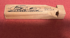 Wooden Train Whistle USA 400 Locomotive Graphic - nonsmoker