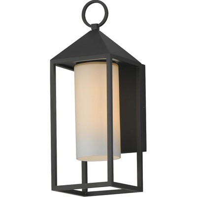 Maxim Lighting 30072SWBK Aldous 1 Light 17.25 inch Black Outdoor Wall Mount
