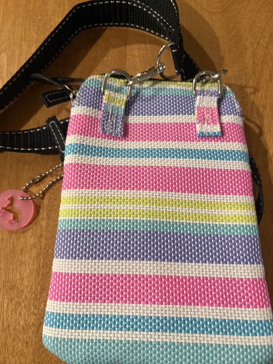 SCOUT CROSSBODY BAG FRESHLY SQUEEZED PINK WHITE BLUE GREEN PURPLE 6 X 8 View 2