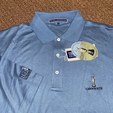 The British Open Collection Carnoustie Golf Shirt w Logos /Men's XL