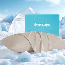 Cooling Pillow Cases King Size Set of 2, BlendTek Cooling Technology for Hot