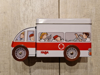 Haba ~ Kinderspiel ''Tatü-Tata Das Krankenwagenspiel'' - 2519 Rettungswagen ~ TOP