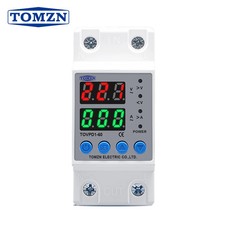 Tomzn Din Rail 230v Adjustable Over Voltage And Under Voltage Protective Device
