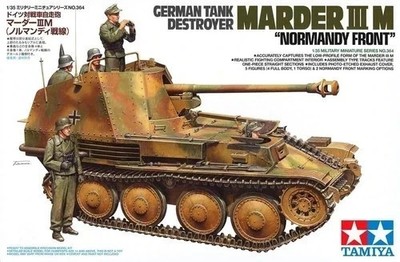 Tamiya 1:35 Scale German Tank Destroyer Marder III M ''Normandy Front'' #35364-NEW