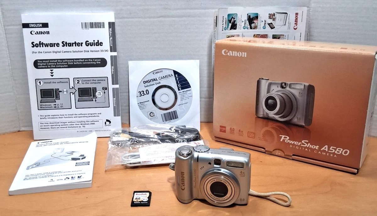 Цифровые фотоаппараты Canon Powershot A580 - огромный выбор по