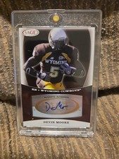2009 SAGE - Autographs Gold A-36 Devin Moore Autograph Rookie Card. rookie card picture