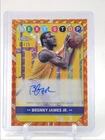BRONNY JAMES JR. 2024-25 TOPPS CHROME NEXT STOP ROOKIE ORANGE AUTO /25 Q3879