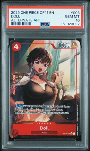 Doll (Alternate Art) graded PSA 10 for sale on eBay