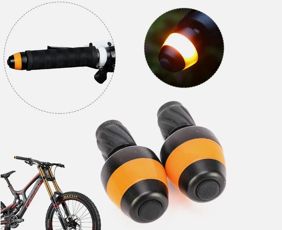 DE Fahrräd Blinker Set LED Lichter für Fahrräder E-scooters E-bike Lenker Licht