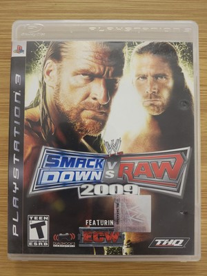 WWE SmackDown vs Raw 2009 (Sony Playstation 3) PS3 - CIB