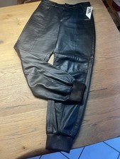 Karl Lagerfeld Lederhose 36/38 Neu Schwarz Lammleder Weich Designer