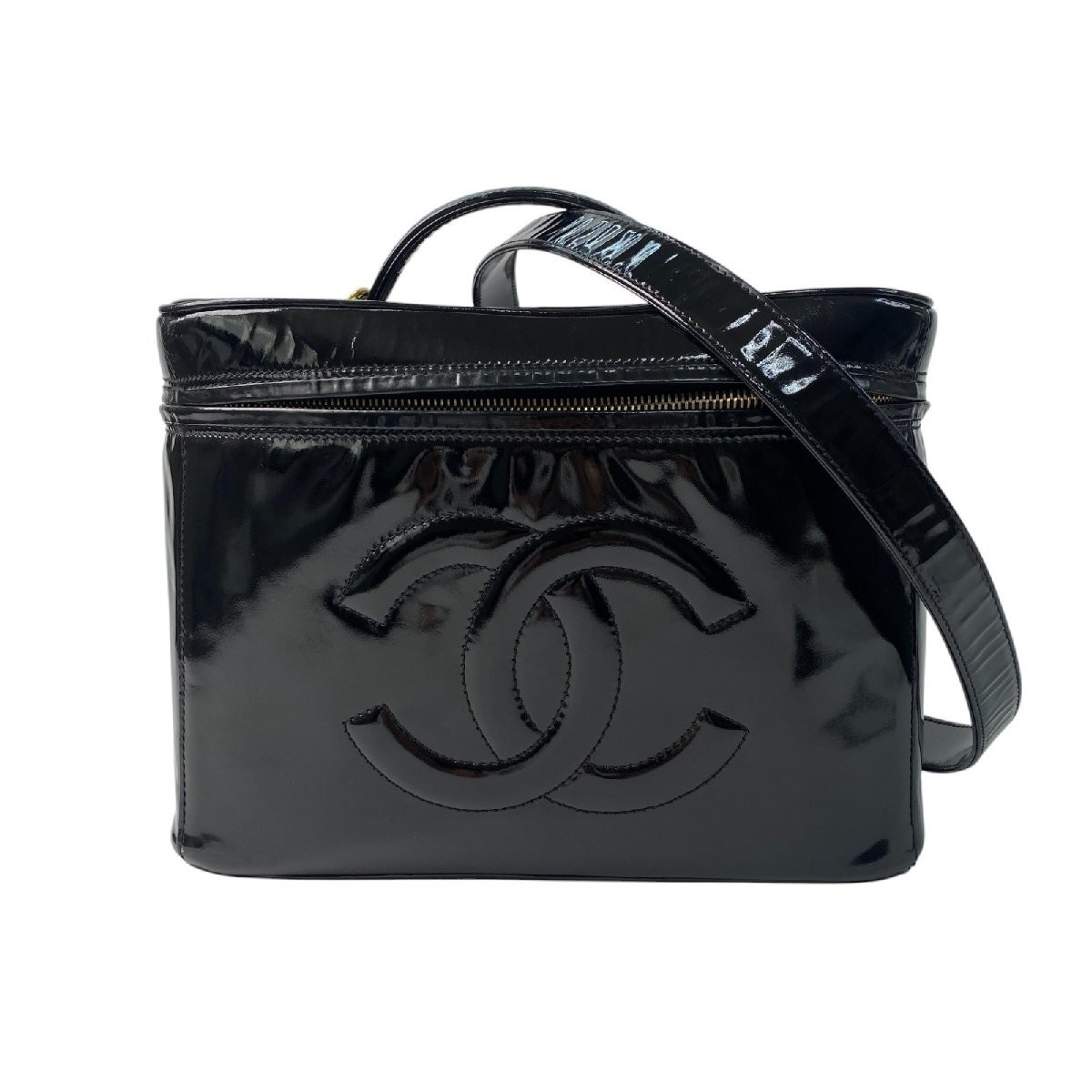 CHANEL Vintage Vanity Bag 2-Way Shoulder Crossbody Bag for Women