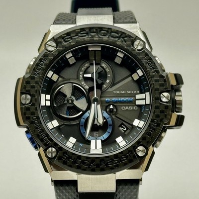 CASIO G-SHOCK G-STEEL GST-B100XA-1AJF Carbon Bezel Solar Bluetooth