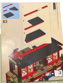 LEGO - Ninjago 2507 Fire Template Instructions manual booklet #2 Only