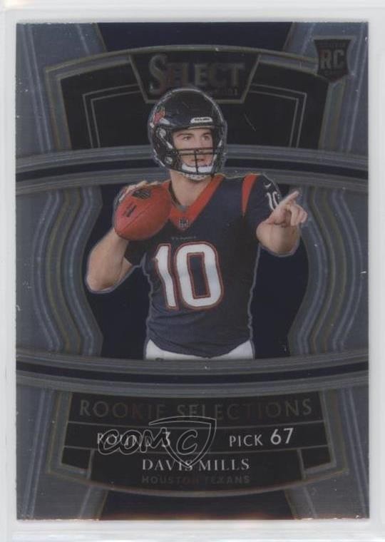 2021 Panini Select Rookie Selections Davis Mills #RS-25 0b3