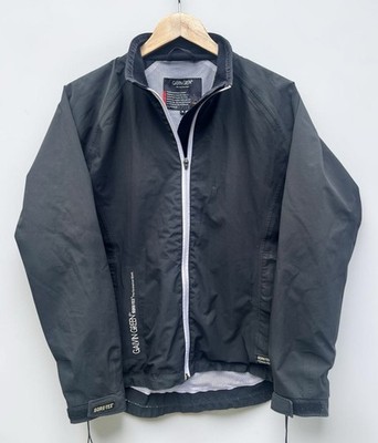 Galvin Green Goretex Performance Shell Golfjacke Herren schwarz durchgehender Reißverschluss - Small