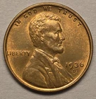 1936-D Lincoln Cent Almost Uncirculated C