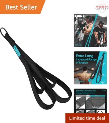 Tricep Rope Cable Attachments Dual Lengths 28.7 & 22 Inches for Cable Work