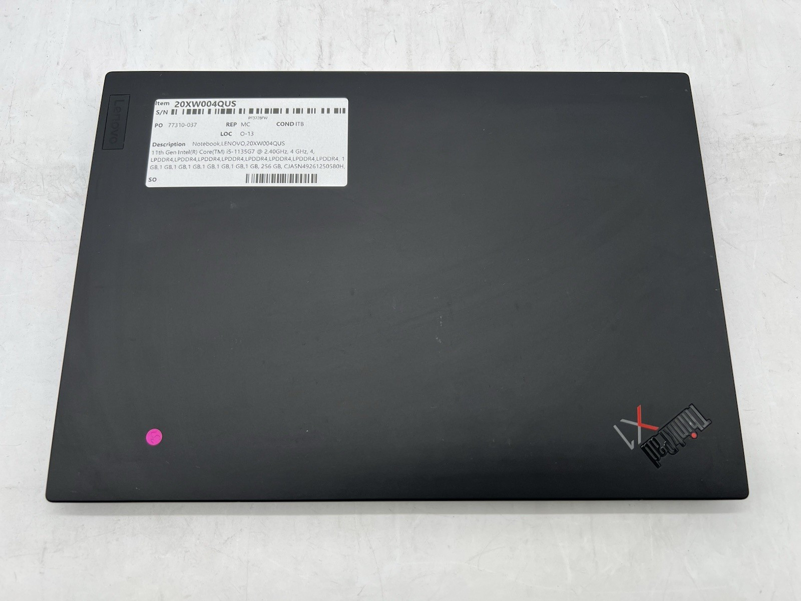 Lenovo ThinkPad X1, 14-Inch Laptop, with Intel Core i5 11th Gen., 256 GB NVMe (Non-Volatile Memory Express), No OS