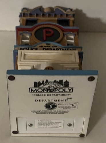 Department 56 Monopoly Atlantic City Police Department - ungetestet / ohne Adapter / wie besehen - Bild 9 von 24