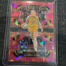 2024 Panini Select WNBA - Concourse Pink Ice Prizm #56 Cameron Brink (RC)