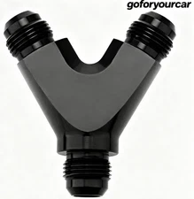 6AN 8AN 10AN Y Fuel Block Fitting Junction Coupler Adapter AN6 AN8 AN10 1PCS