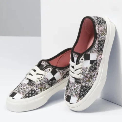 Vans Scarpa Bambini Autentica Patchwork Floreale Multi Marshmallow Taglia 11.0K NUOVA