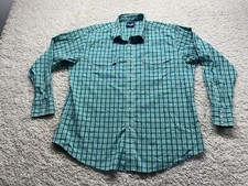 Wrangler Western Pearl Snap Long Sleeve Shirt Men  s XL Great Condition