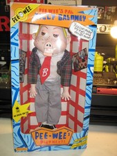 1988 matchbox pee wee herman playhouse 18'' talking Billy Baloney nib works