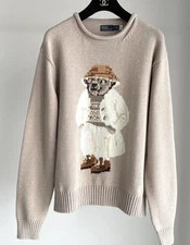 Polo Ralph Lauren Polo Bear Cotton Roll-Neck Sweater M