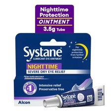 Systane Nighttime Lubricant Eye Ointment 3.5g 0.12 Ounce Pack of 1 , Clear