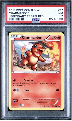 Charmander graded PSA 7 for sale on eBay