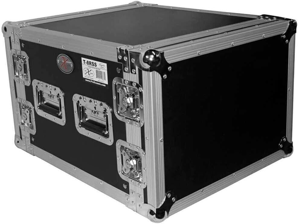 ProX T-8RSS 8U Space Amp Rack Mount ATA Flight Case 19" Depth