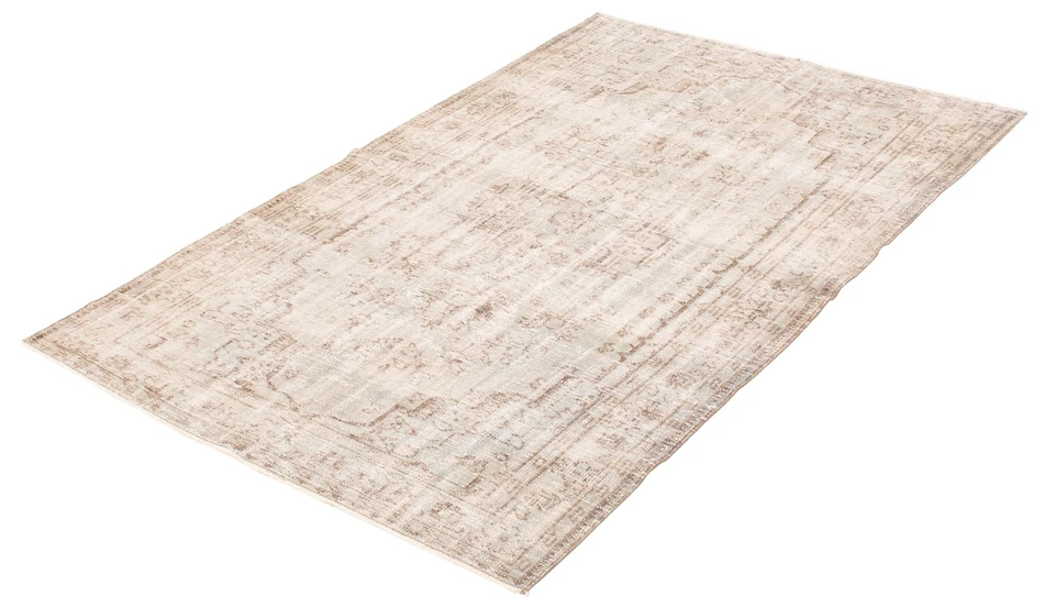 Alfombra tradicional vintage anudada a mano de 5'3" x 8'6" alfombra de lana oriental Foto 4 de 4