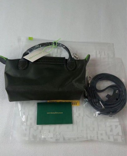 Longchamp Le Pliage Tote Shoulder Bag Pliage Forest Green XS Mini 5 France New - Picture 9 of 12
