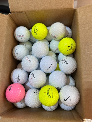 50 used bulk Practice golf balls