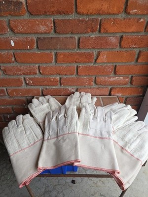 6 FABRIC GLOVES PIP 92-918G Cotton Canvas Double Palm Glove with Nap-In Finish