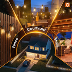 Addlon 54FT(48+6) Solar String Lights Outdoor Waterproof with USB Charging & Rem 313029351313