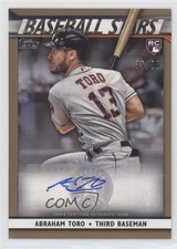 2020 Topps Baseball Stars Gold 35/50 Abraham Toro #BSA-AT Auto 1u6