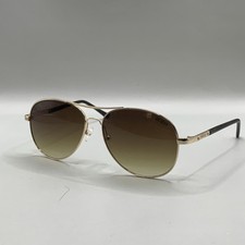 Guess Sunglasses GF0295 33F 60-17-140 Gold Metal Brown Tortoise Aviator Frames